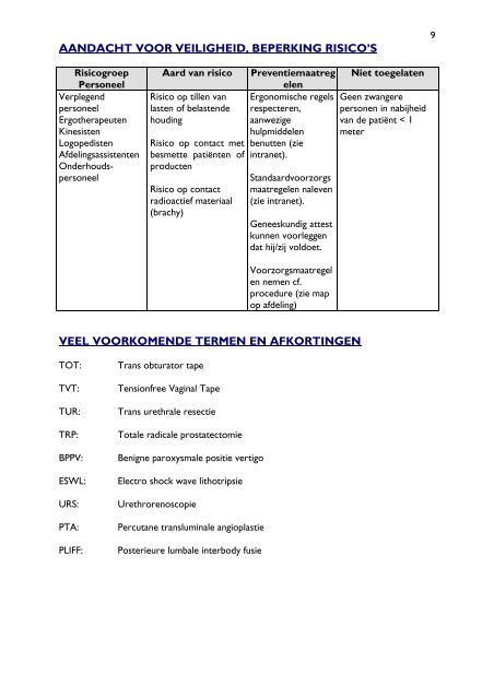 INTRODUCTIEBROCHURE - AZ Damiaan