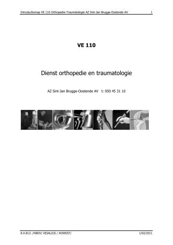 Dienst orthopedie en traumatologie - AZ Sint-Jan Brugge