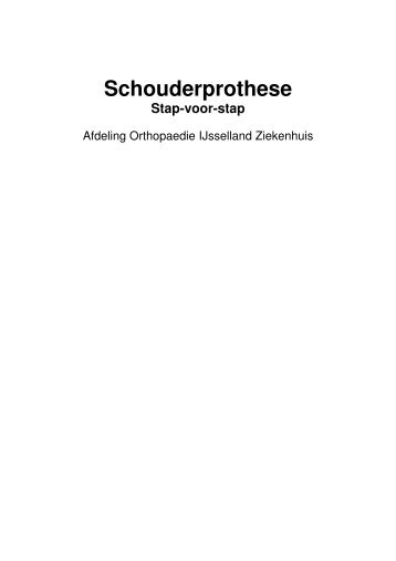 Schouderprothese - IJsselland Ziekenhuis