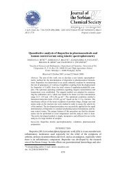 Quantitative analysis of ibuprofen in pharmaceuticals... - doiSerbia