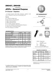 n-channel depletion mode JFET 2n5457 - ECE