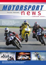 J A N U A R 2 0 0 4 Erster Gesamtsieg in der Britischen Superbike ...