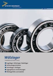 Gleitlagerbuchsen Ptfe/Stahlfaserverbund - Steyr-Werner