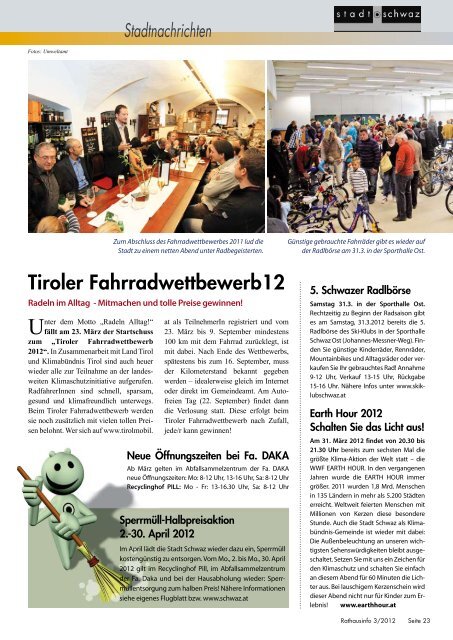 PDF Rathausinfo Nr. 3/2012 - Schwaz