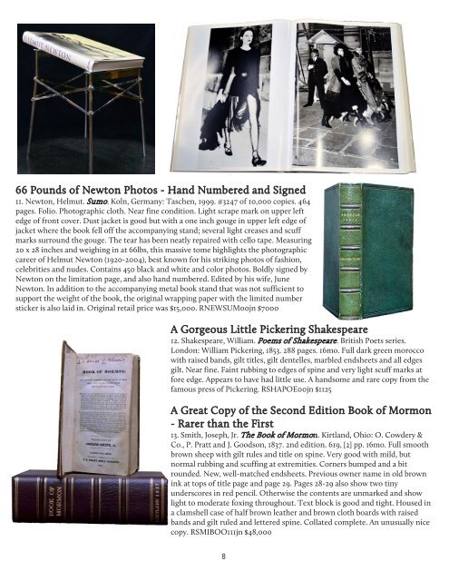 rare book catalog 2012 - Weller Book Works