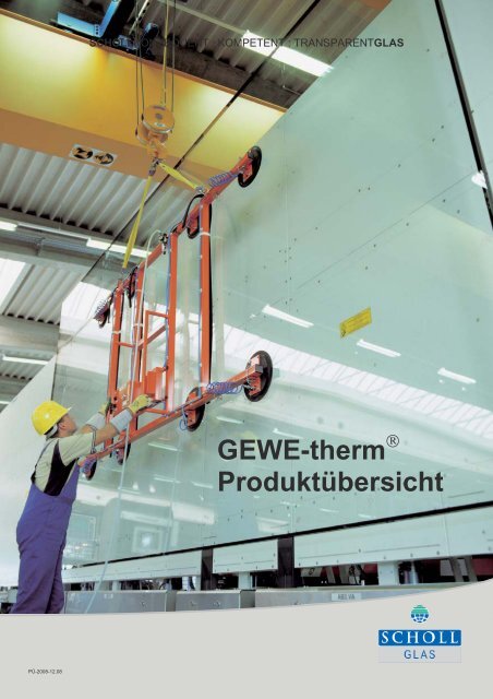 GEWE-therm Produktübersicht - schollglas