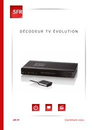 décodeur tv évolution - Assistance SFR