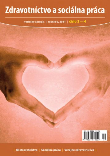 Zdravotníctvo a sociálna práca SK, číslo 3-4 [pdf 1,47MB]