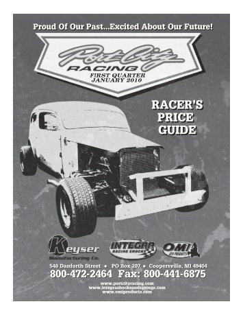 racer's price guide racer's price guide - Integra Racing Shocks And ...