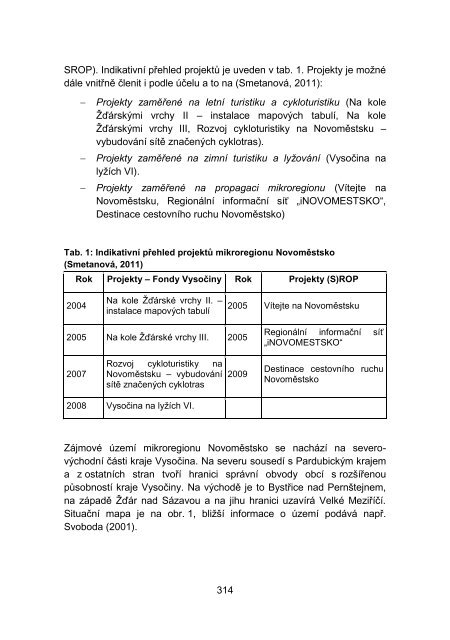 konference Regionální rozvoj a cestovní ruch - Most k partnerství ...