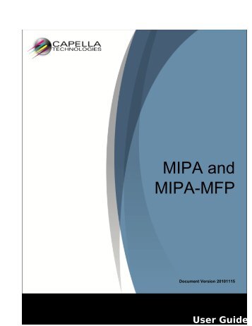 MIPA-MFP Admin Guide..