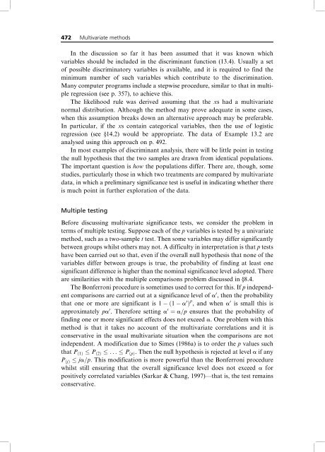 Statistical Methods in Medical Research 4ed