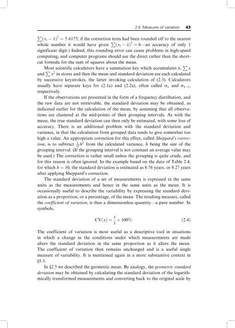 Statistical Methods in Medical Research 4ed