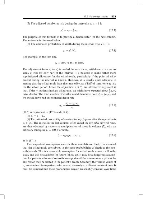 Statistical Methods in Medical Research 4ed