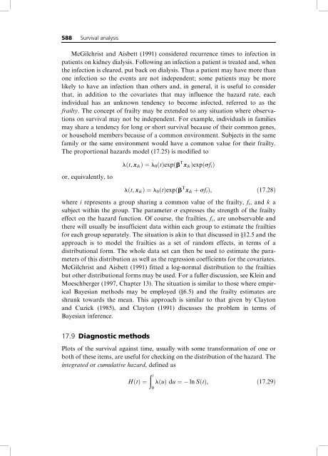 Statistical Methods in Medical Research 4ed