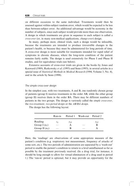 Statistical Methods in Medical Research 4ed