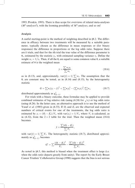 Statistical Methods in Medical Research 4ed