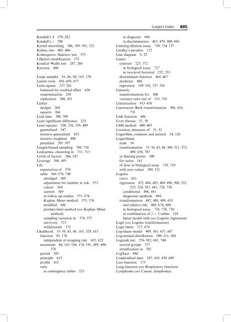 Statistical Methods in Medical Research 4ed