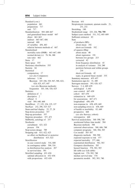 Statistical Methods in Medical Research 4ed