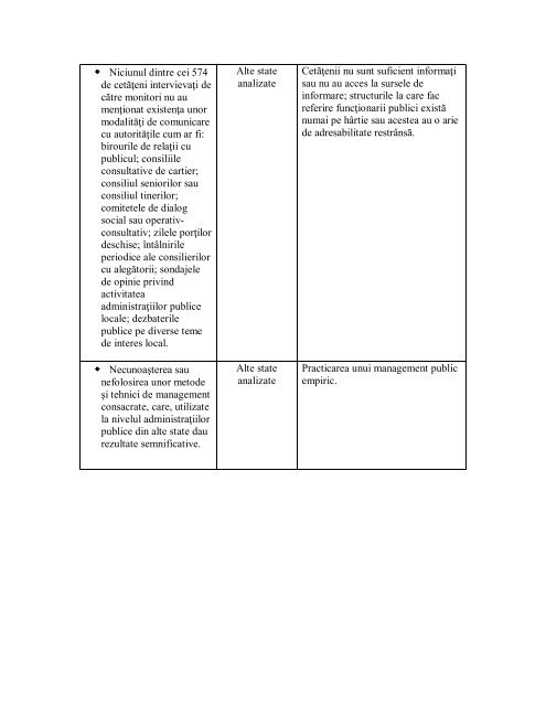 Elaborarea unui model inteligent şi transparent pentru administraţia ...