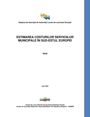 Estimarea costurilor serviciilor municipale în sud-estul Europei - ACoR