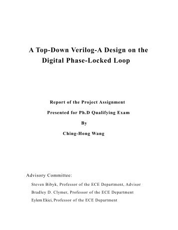 A Top-Down Verilog-A Design on the Analog-and-Digital