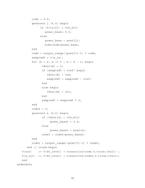 A Top-Down Verilog-A Design on the Analog-and-Digital