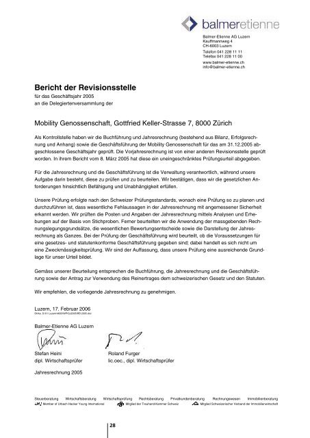 Geschäfts- und Nachhaltigkeitsbericht 2005