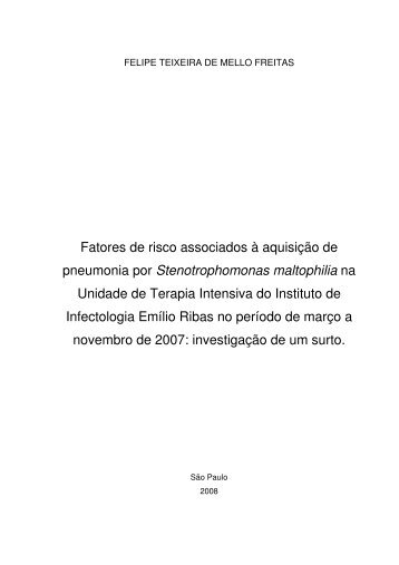 FELIPE TEIXEIRA DE MELLO FREITAS - BVS Ministério da Saúde