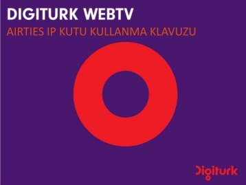 aırtıes ıp kutu kullanma klavuzu - Digiturk Play