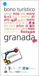 Bono Turístico Granada Card leaflet