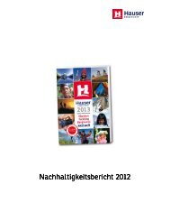 Nachhaltigkeitsbericht 2012 web - Hauser exkursionen