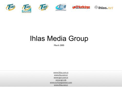 Ihlas Media Group - İhlas Holding