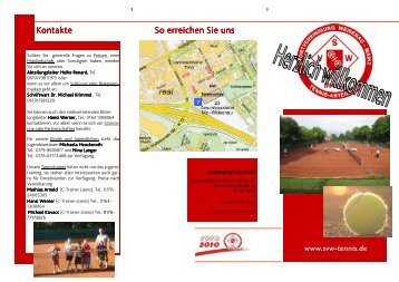 Flyer der Abteilung - SVW Mainz