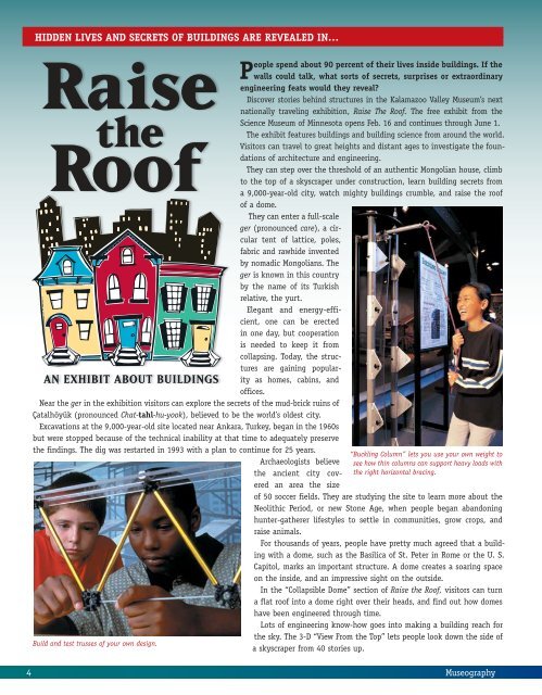Raising The Roof In Kalamazoo - Kalamazoo Valley Museum ...