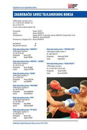 Tajlandski boks - Zagrebački Športski Savez