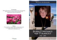 Eileen Constance van Turnhout - Tributes