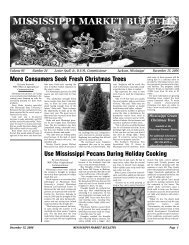 MISSISSIPPI MARKET BULLETIN