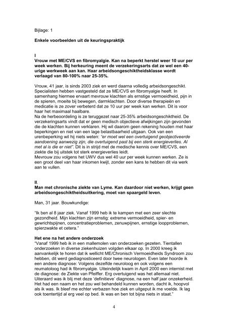 Brief aan minister Donner - Whiplash Stichting Nederland