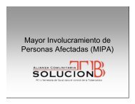 Mayor Involucramiento de Personas Afectadas (MIPA) - Solucion TB