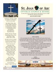 JULY 8, 2012 - St. Joan of Arc Catholic Church