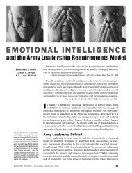 Army Leadership Defined - Combined Arms Center - U.S. Army
