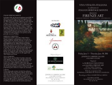 Firenze Art Brochure. Front Flat size 11 7 - Villa Charities