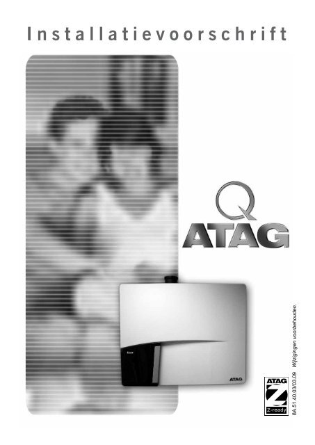 Installatievoorschrift - ATAG