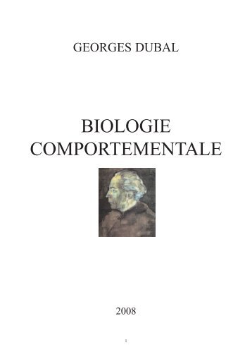 BIOLOGIE COMPORTEMENTALE - Apophtegme