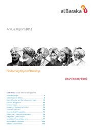 Annual Report 2012 - Al Baraka Investment and Development
