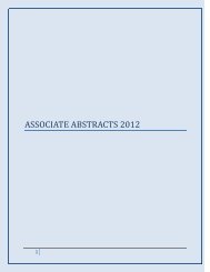 ASSOCIATE ABSTRACTS 2012 - American College of Physicians