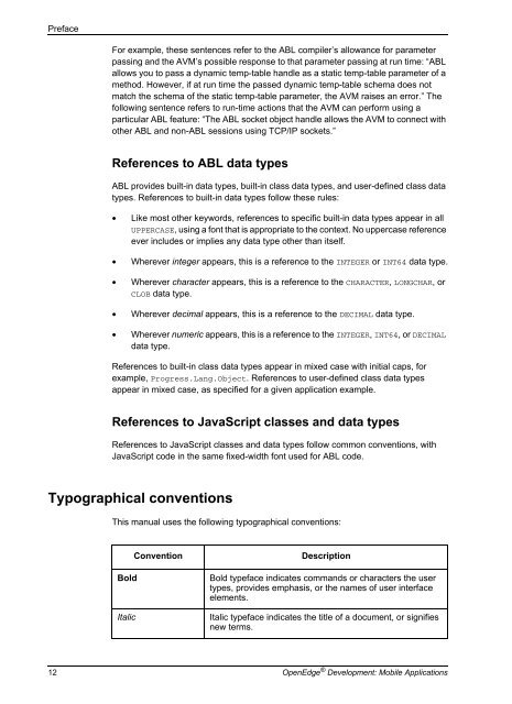 OpenEdge Development: Mobile Applications - Product ...