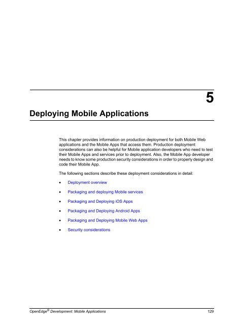 OpenEdge Development: Mobile Applications - Product ...