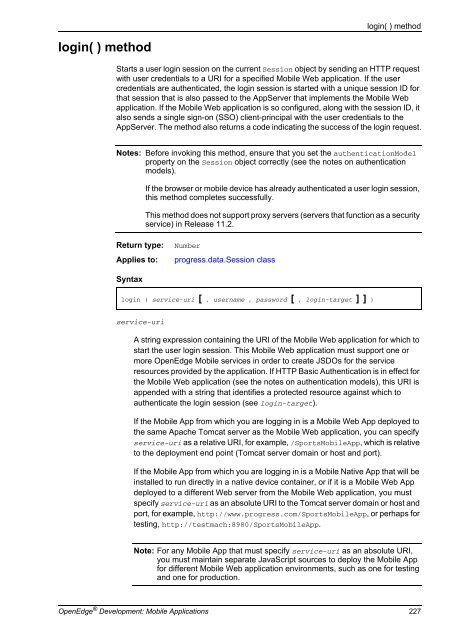 OpenEdge Development: Mobile Applications - Product ...
